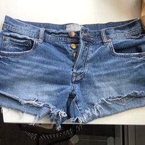 Free people Jean shorts